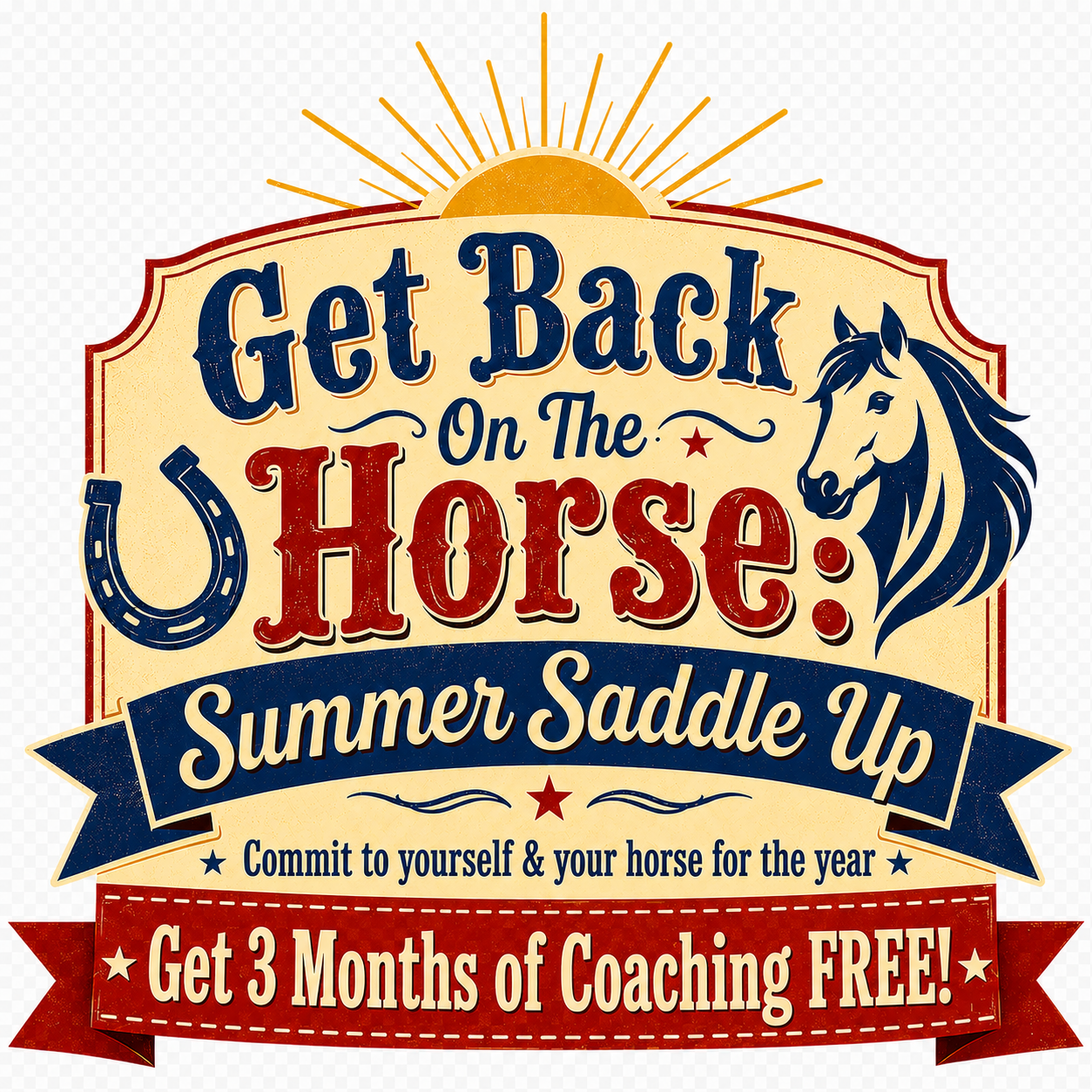 Get Back On The Horse – Summer Saddle Up